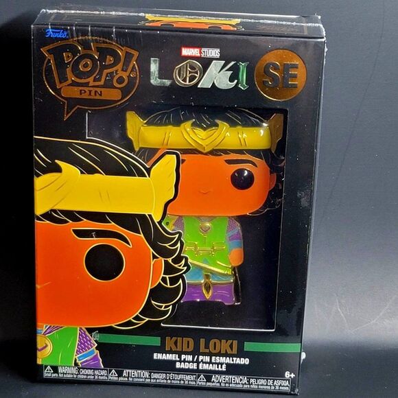 Kid Loki Funko Pop Enamel pin Sealed - Picture 1 of 4
